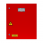 ШПС-24 исп.12 красная дверь - Шкаф для установки приборов системы &quot;Орион&quot; на DIN рейки. Содержит источник питания 24В - 2 А. Два изолированных интерфейса RS-485. IP54