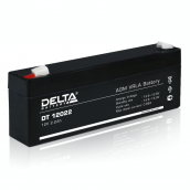 Аккумулятор 12 В, 2,2 А*ч (Delta DT12022)